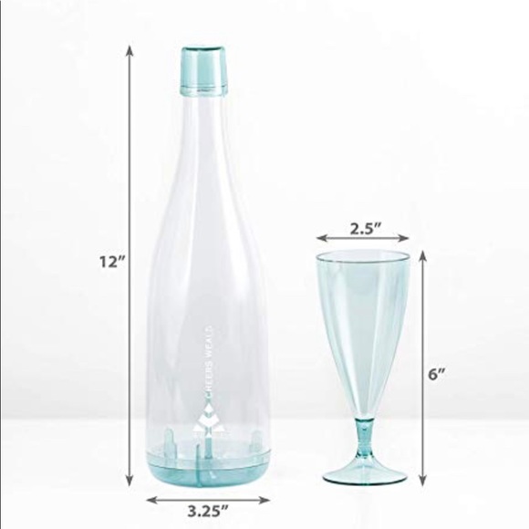 ⭐️ NEW Plastic Wine Glasses Champagne Glasses - Picture 4 of 5